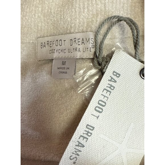 Barefoot Dreams Women's Shirt CozyChic Ultra Lite Rib Back Placket Henley Medium - Picture 9 of 11